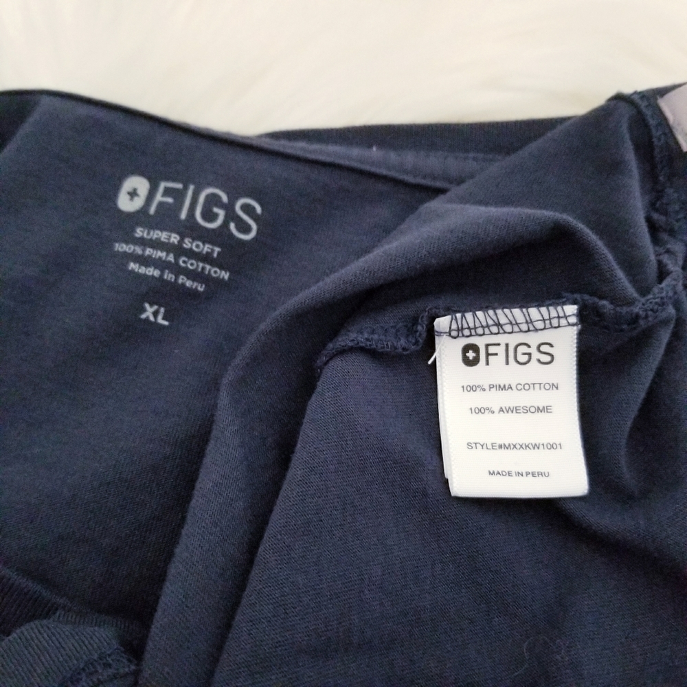 FIGS Men's Women's MEDICAL blue t shirt pina cotton XL - Picture 2 of 5
